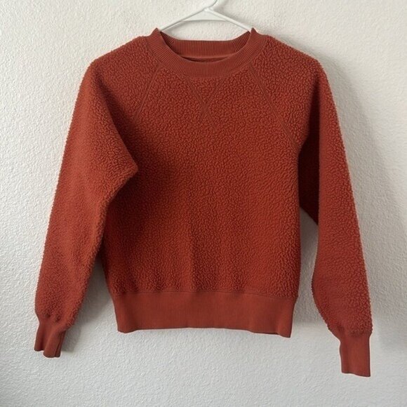 Everlane The ReNew Fleece Oversized Raglan Sweatshirt Size XXS - Picture 2 of 6